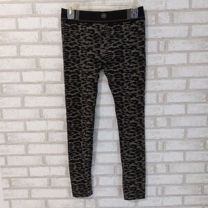Cheetah Print Patterned Leggings One Size Super Stretchy